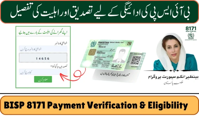 BISP 8171 Payment Verification August 2025