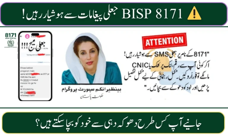 BISP 8171 Scam Alert