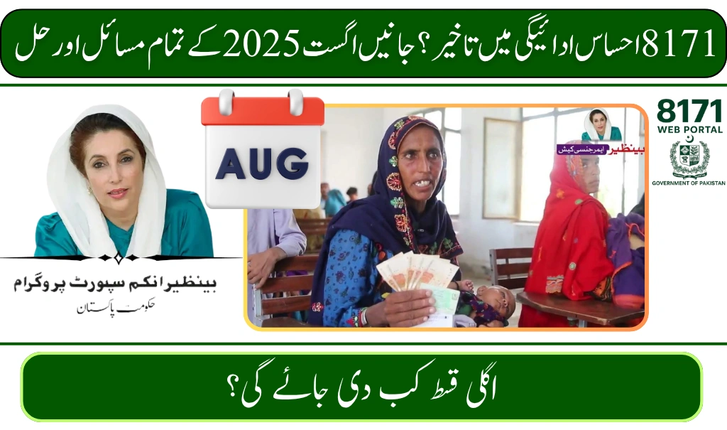 How to Fix 8171 Ehsaas Program Payment Issues in August 2025 – Complete Guide